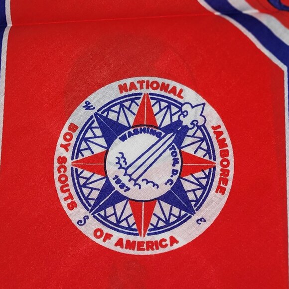 Unused 1969 National Scout Jamboree Idaho Boy Scout BSA Souvenir Neckerchief - Picture 5 of 7